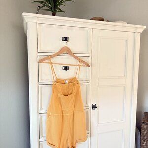 Billabong Romper Shortall Sunny Yellow Gold Size S